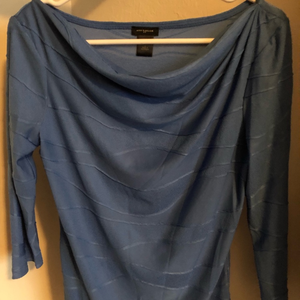 Scooped neck shirt